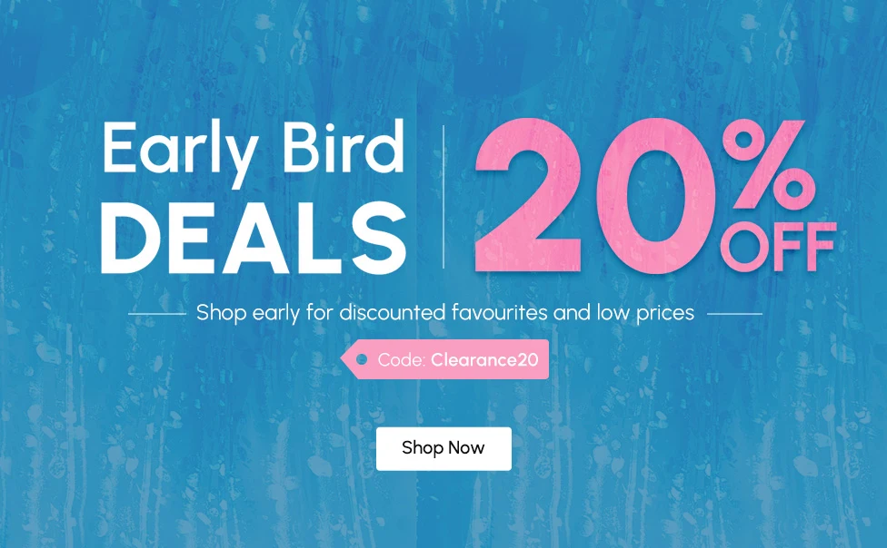 Save Up to 85% Before Summer Ends + Extra 20% Off with Code: CLEARANCE20