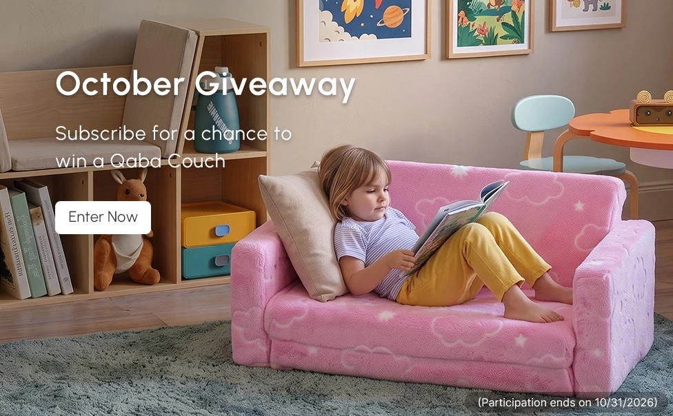 Subscribe for a chance to win a Qaba Couch
(Participation ends on 10/31/2026)