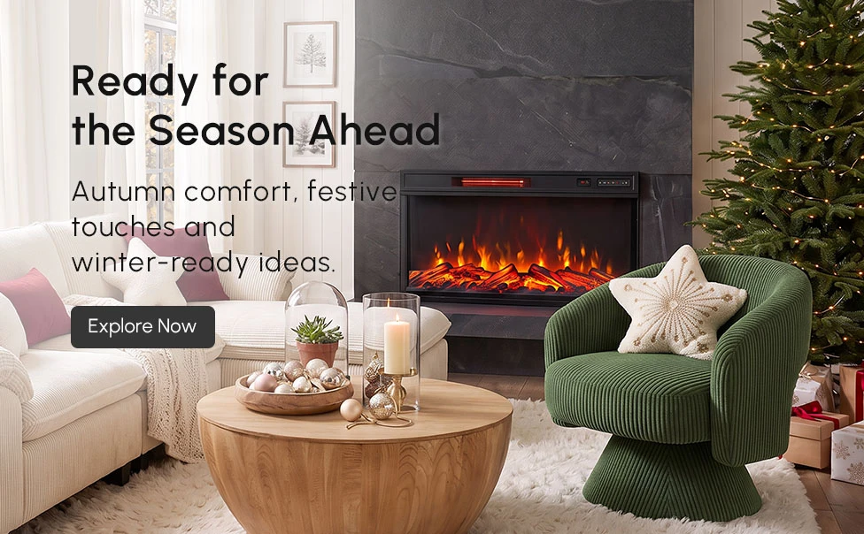 Autumn comfort, festive touches and winter-ready ideas.