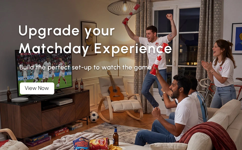 Build the perfect set-up to watch the game
