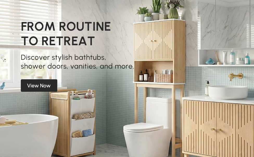 Discover stylish bathtubs shower doors，vanities，and more.