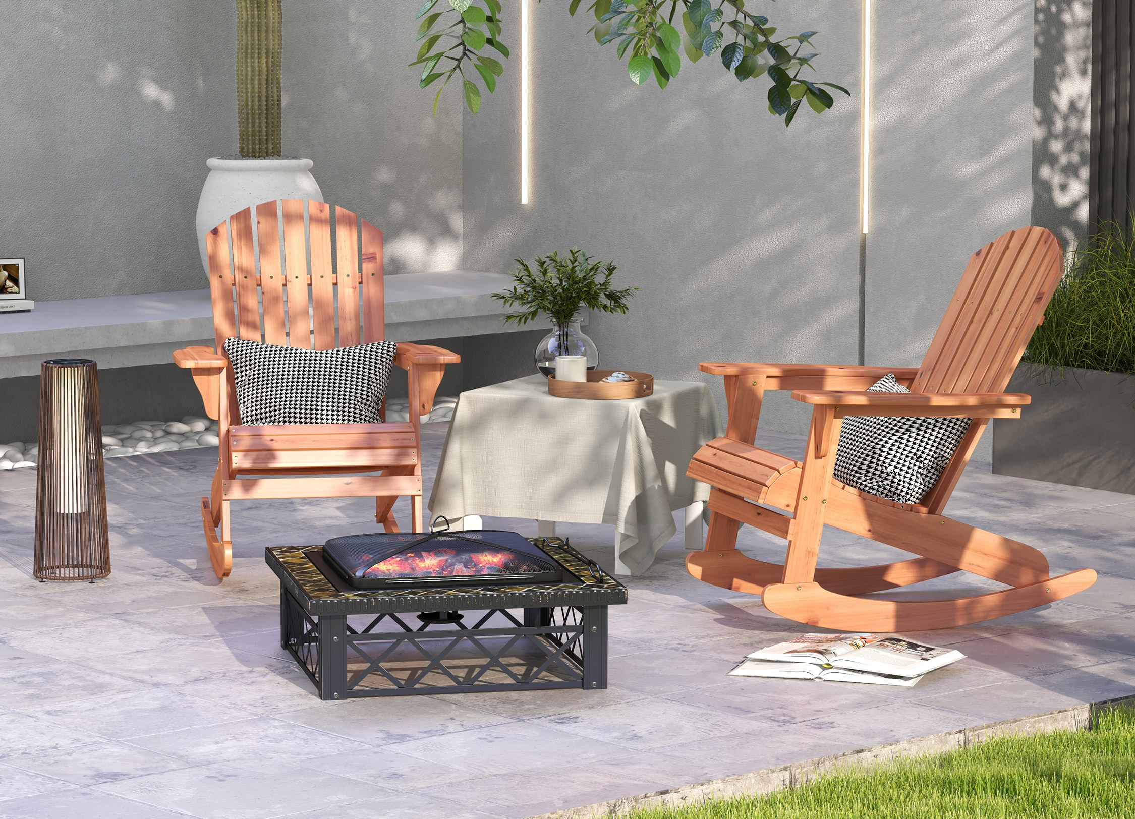 An Outdoor Campfire Gathering