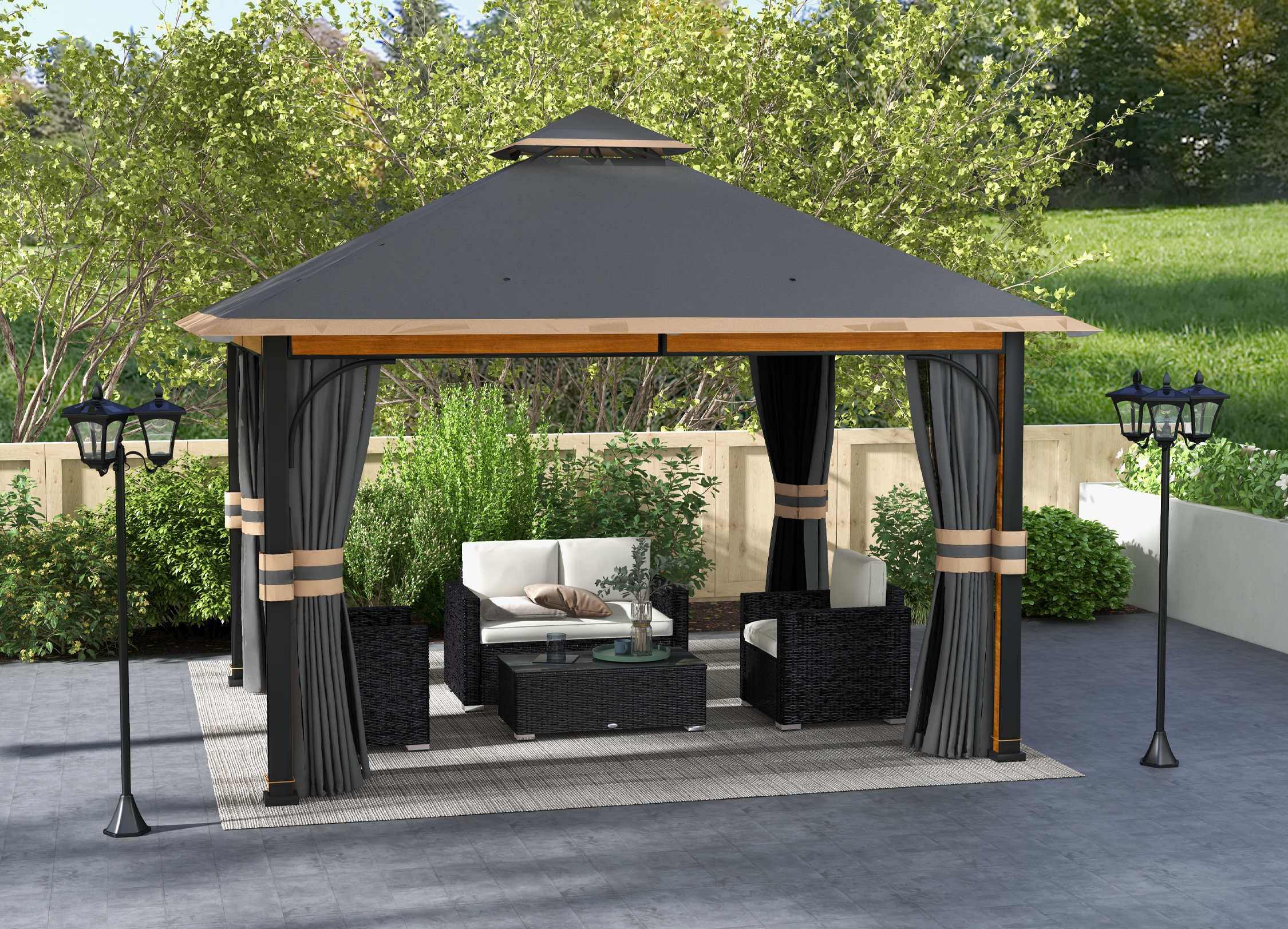 Easy and Inexpensive Ideas for Outdoor Rooms