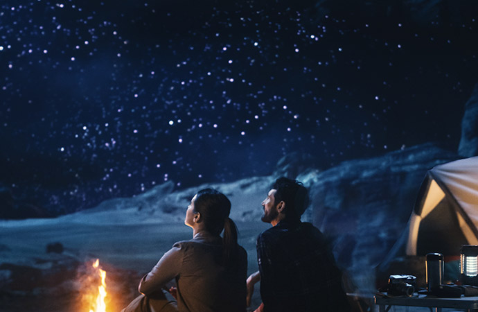 Campfire Tales and Starry Skies