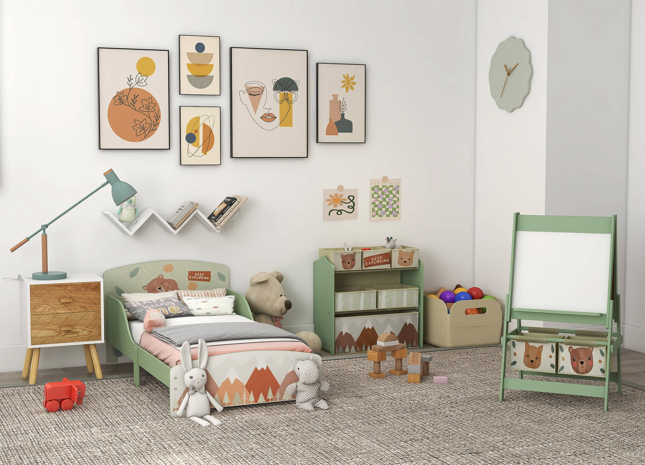 Fun and creative kids' room