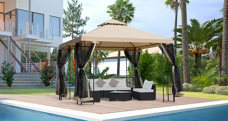 Graceful Patio Gazebo: Breathe Easy