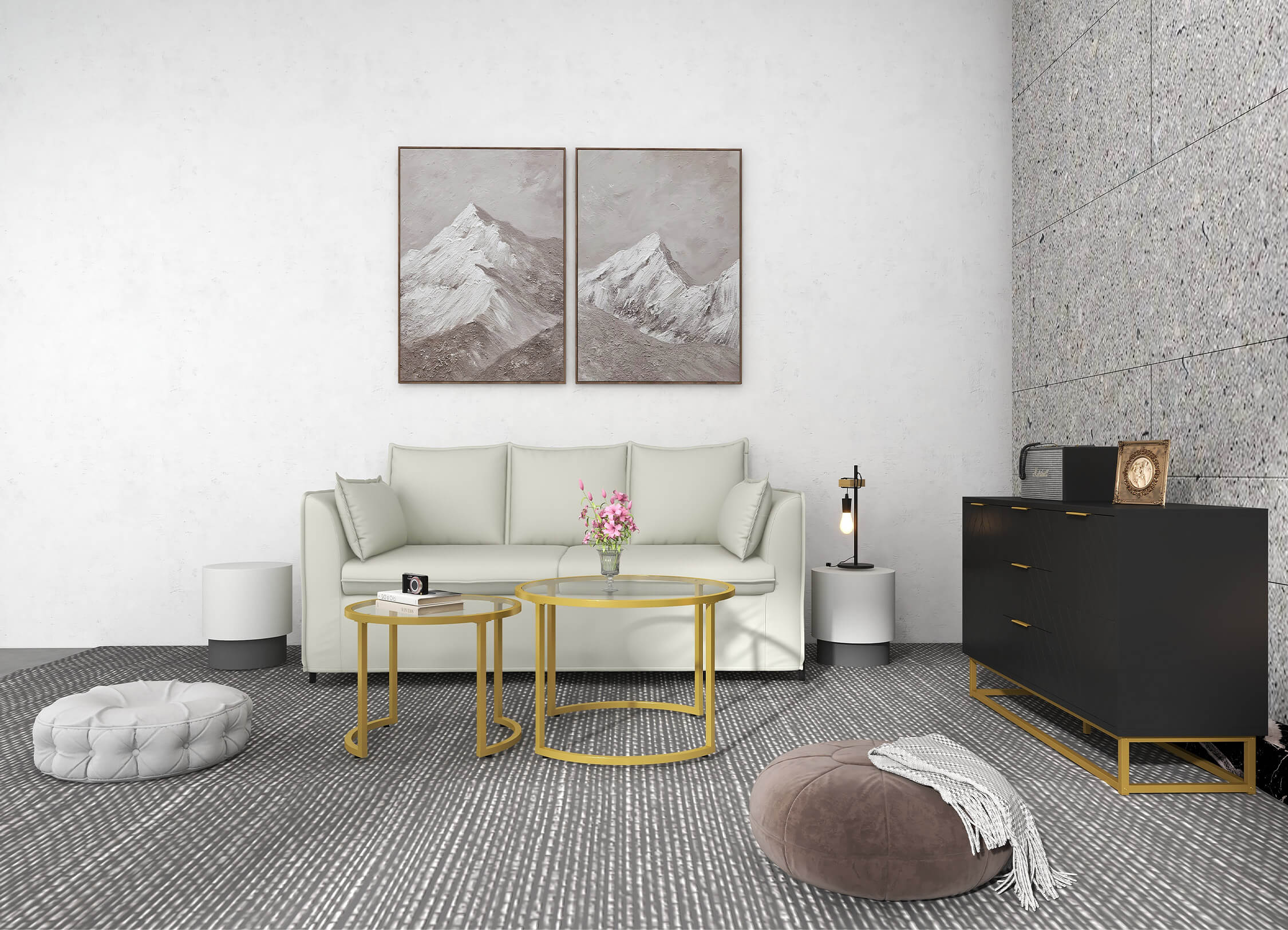 Living rooms for leisure and connection