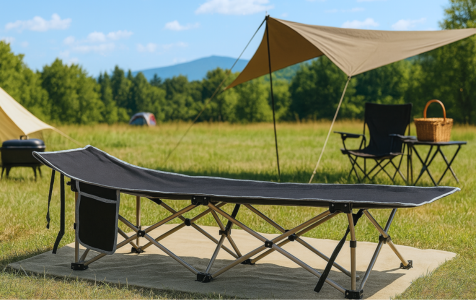 Single Elevated Camp Cot