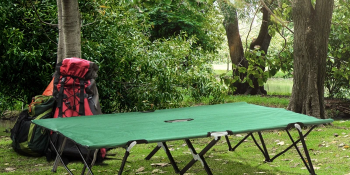 Elevated Double Camp Cot