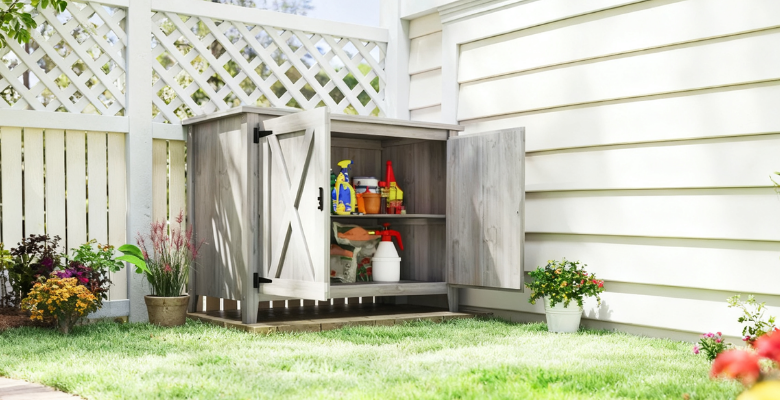 Wooden Outdoor Storage Box