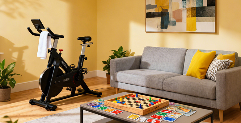 Choose equipment that brings the whole family together and doesn't end up forgotten at the back of a room.