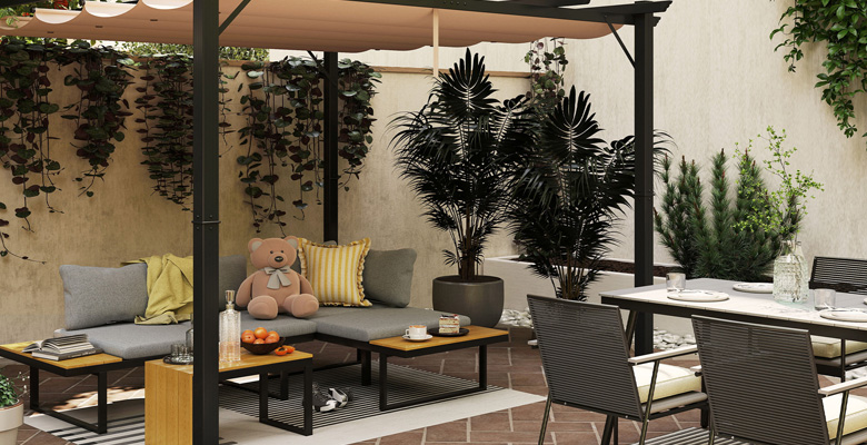 Choose the right furniture for outdoors