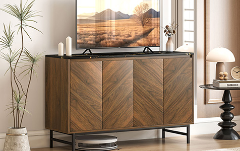 Space-saving: Multifunctional sideboard