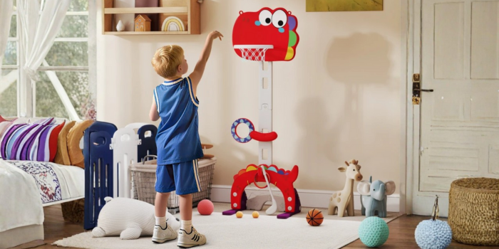 Adjustable Kids Basketball Hoop