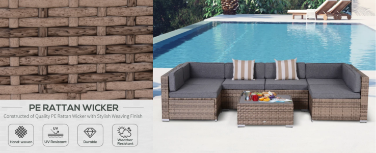 Rattan Patio Furniture Set