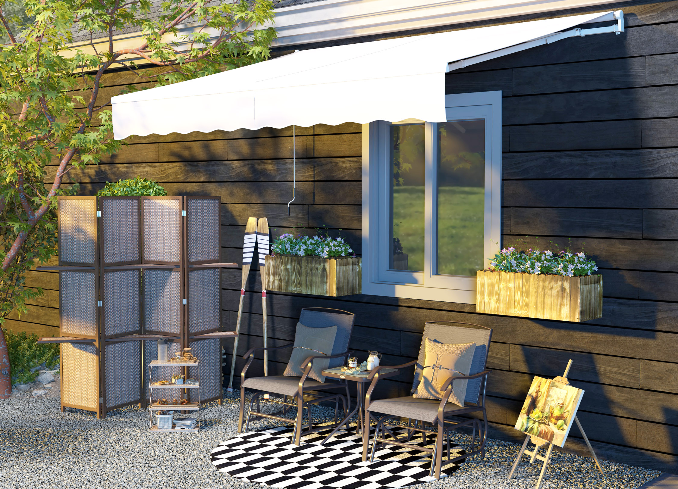 Add a special hue to your balcony