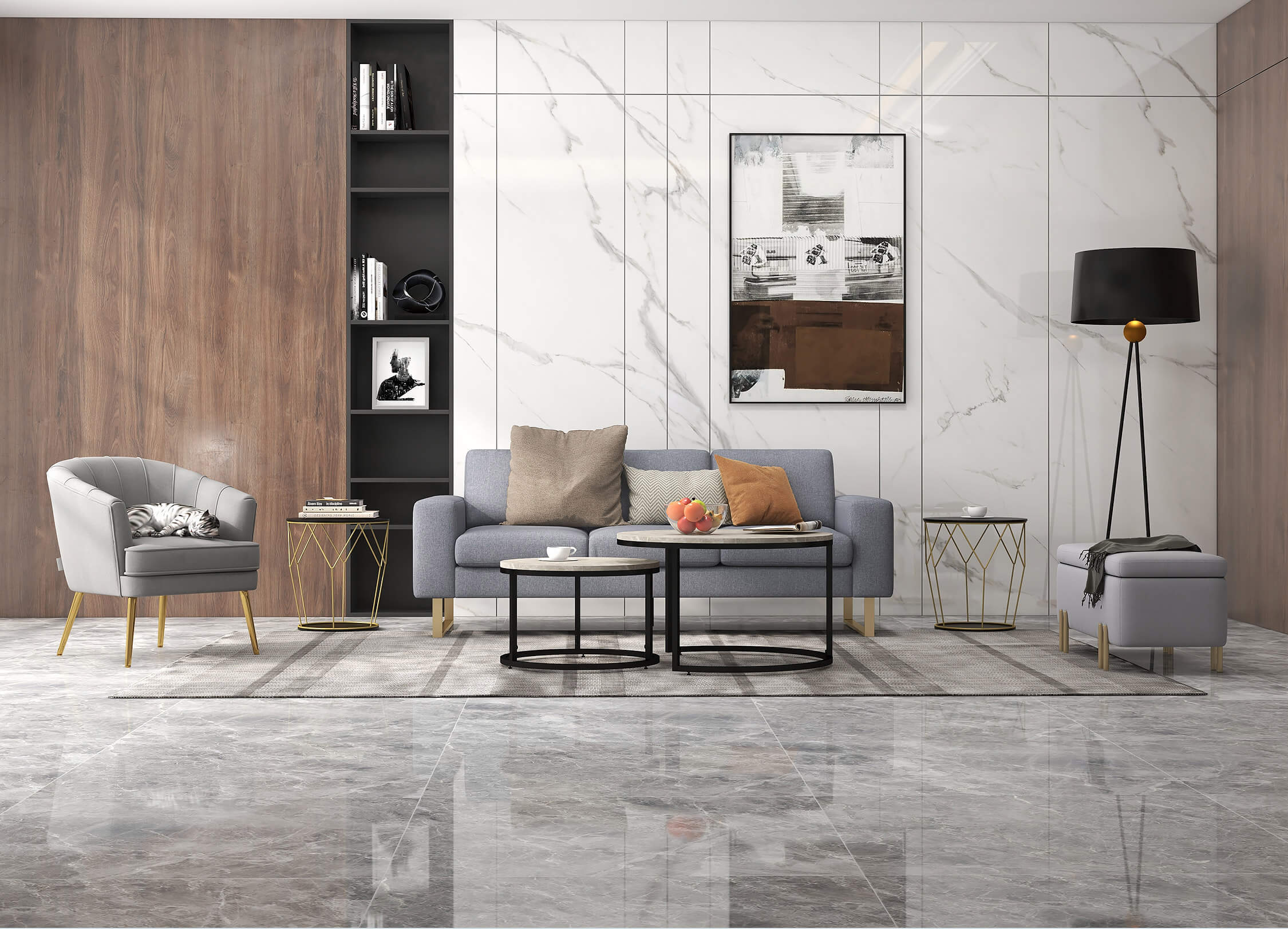 Harmonize Living Room with Contemporary Designs
