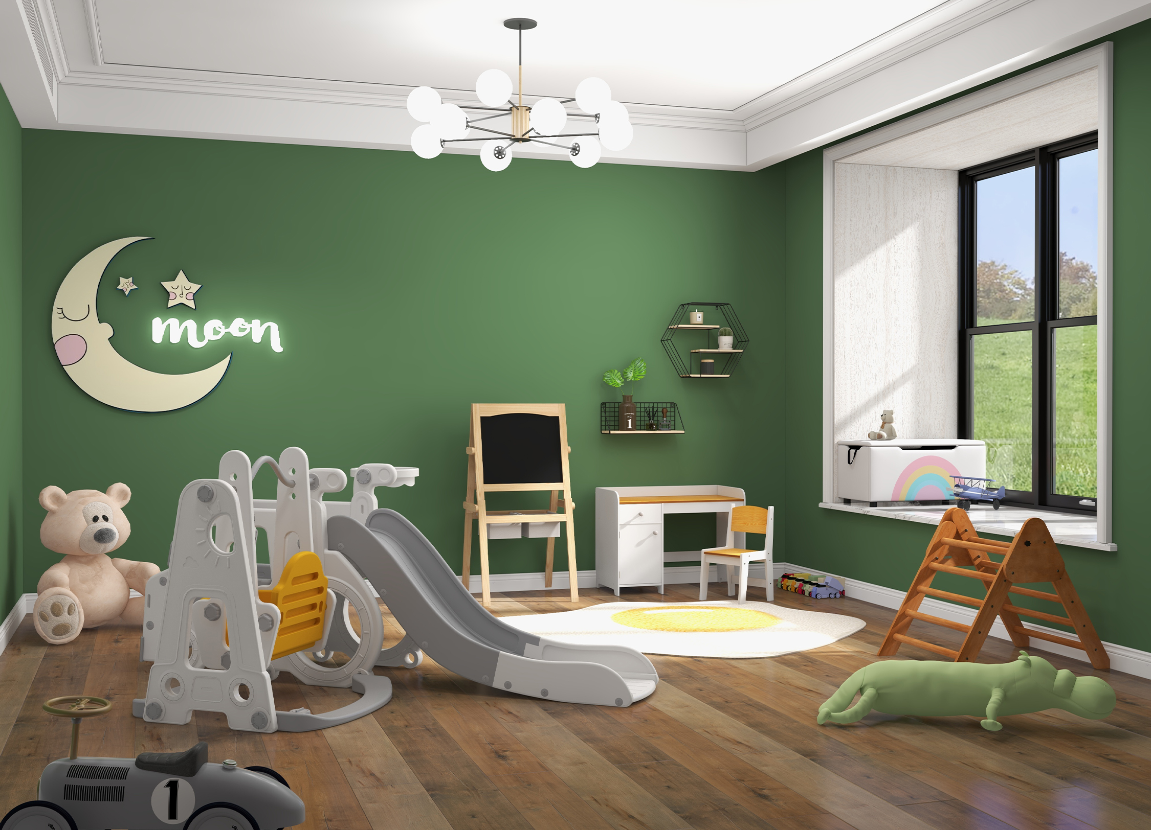 Lovely Bright Kids' Rooms