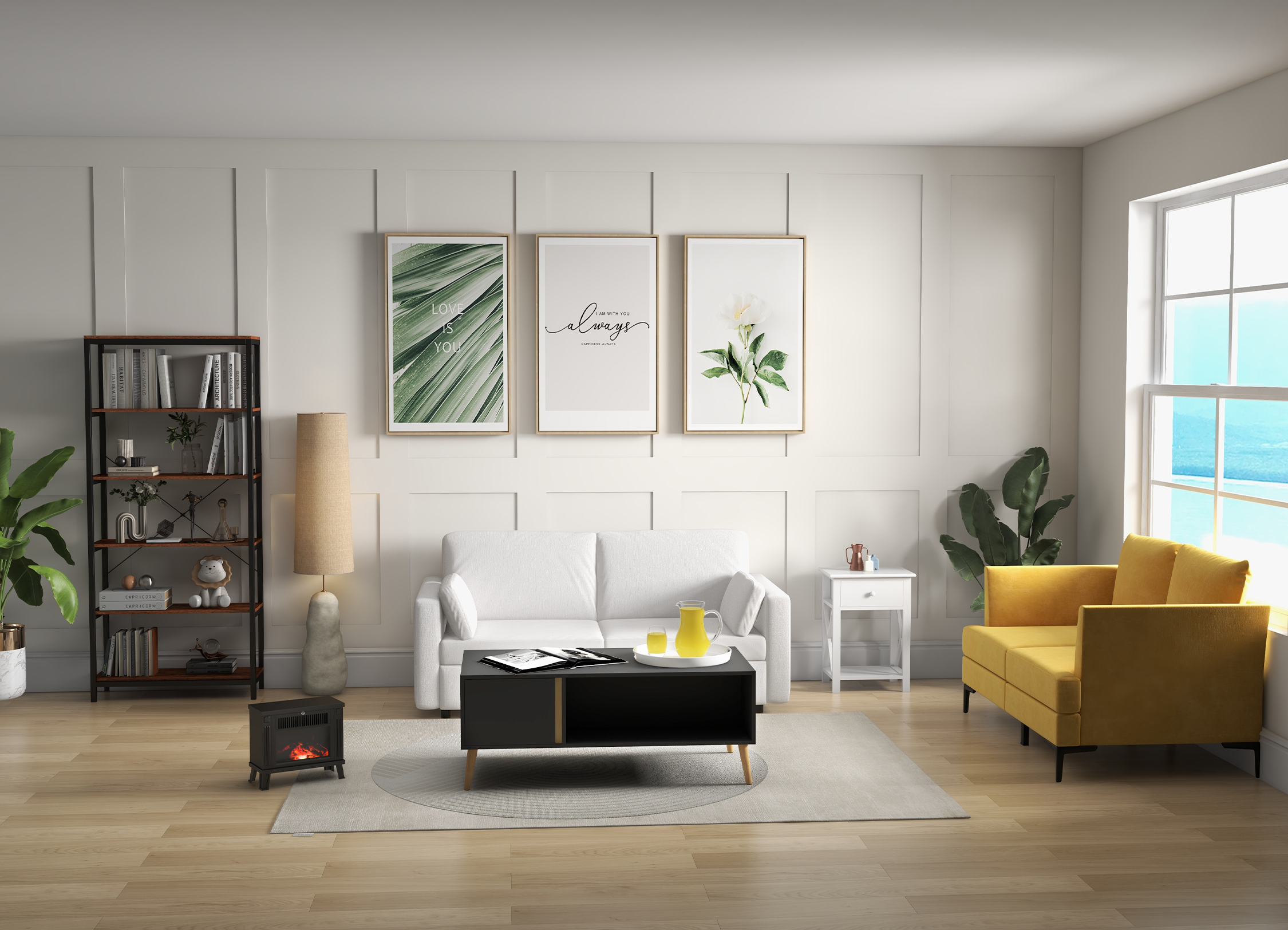 Accessorized Living Rooms for Leisure