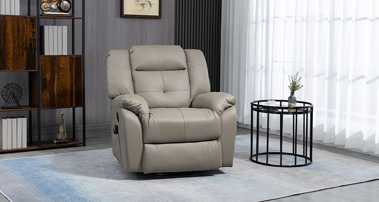 HOMCOM 8-Point Vibration Massage Recliner Chair