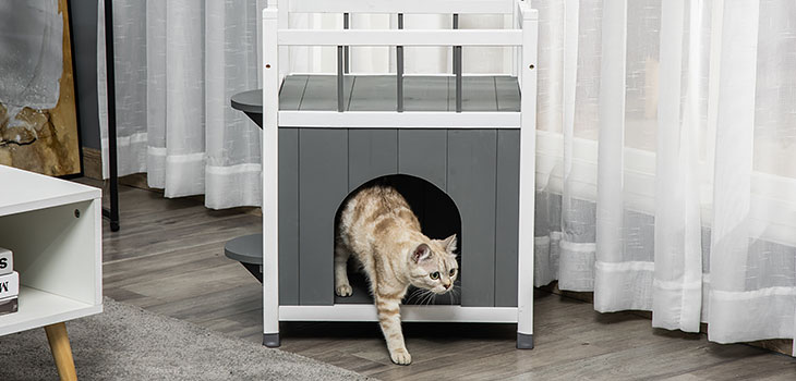 Give your cat a home of their own with a Cat Cottage