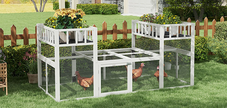 This PawHut Coop is a palace fit for chickens