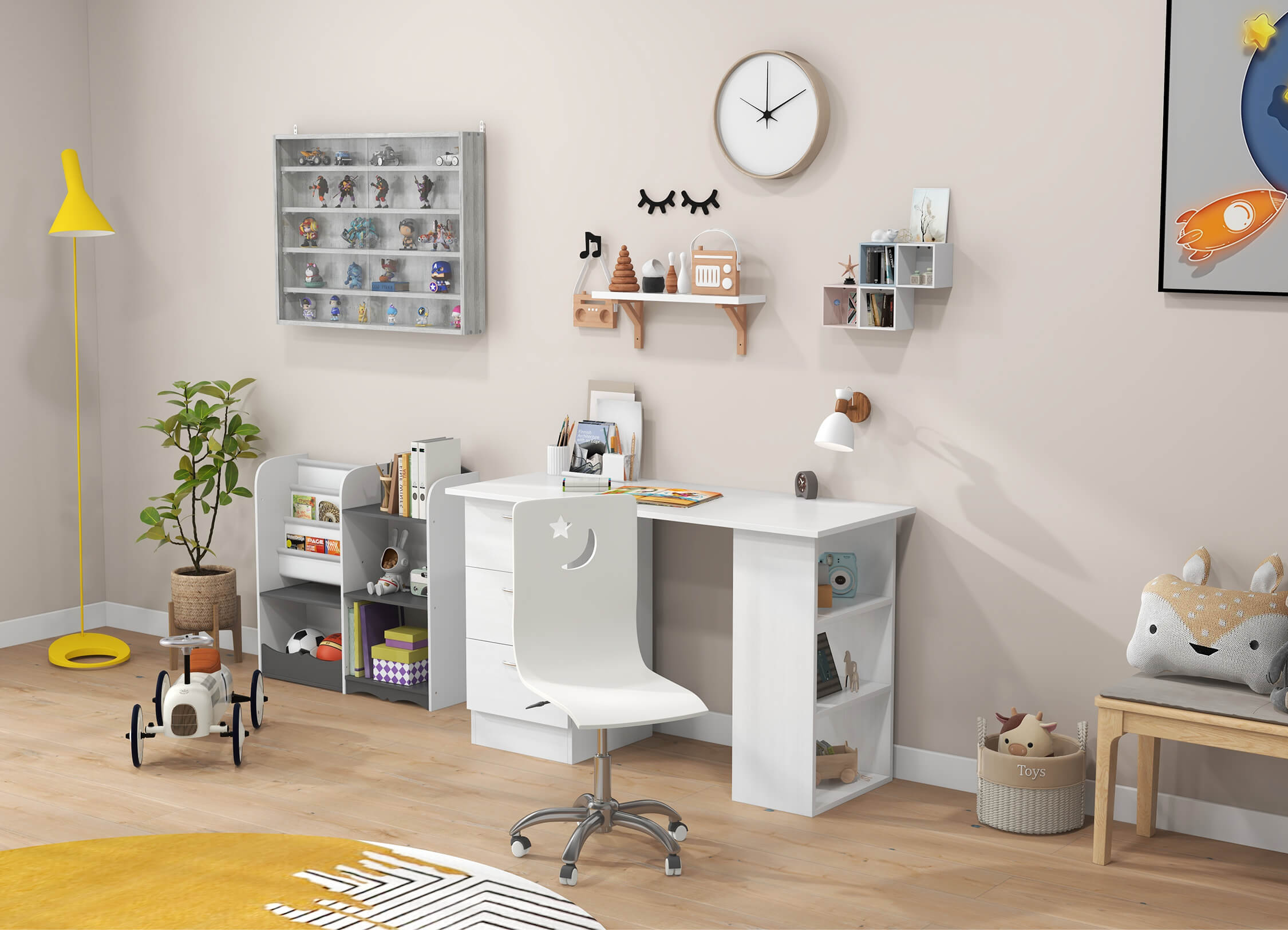 Lovely Bright Kids' Rooms