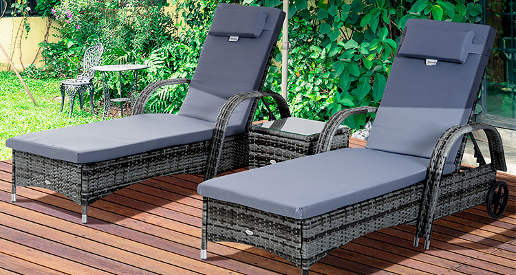 Metal Sun Loungers