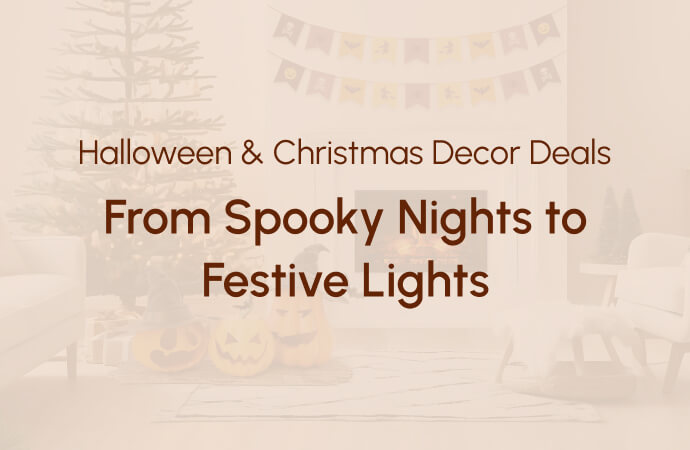  Halloween & Christmas Decor Deals