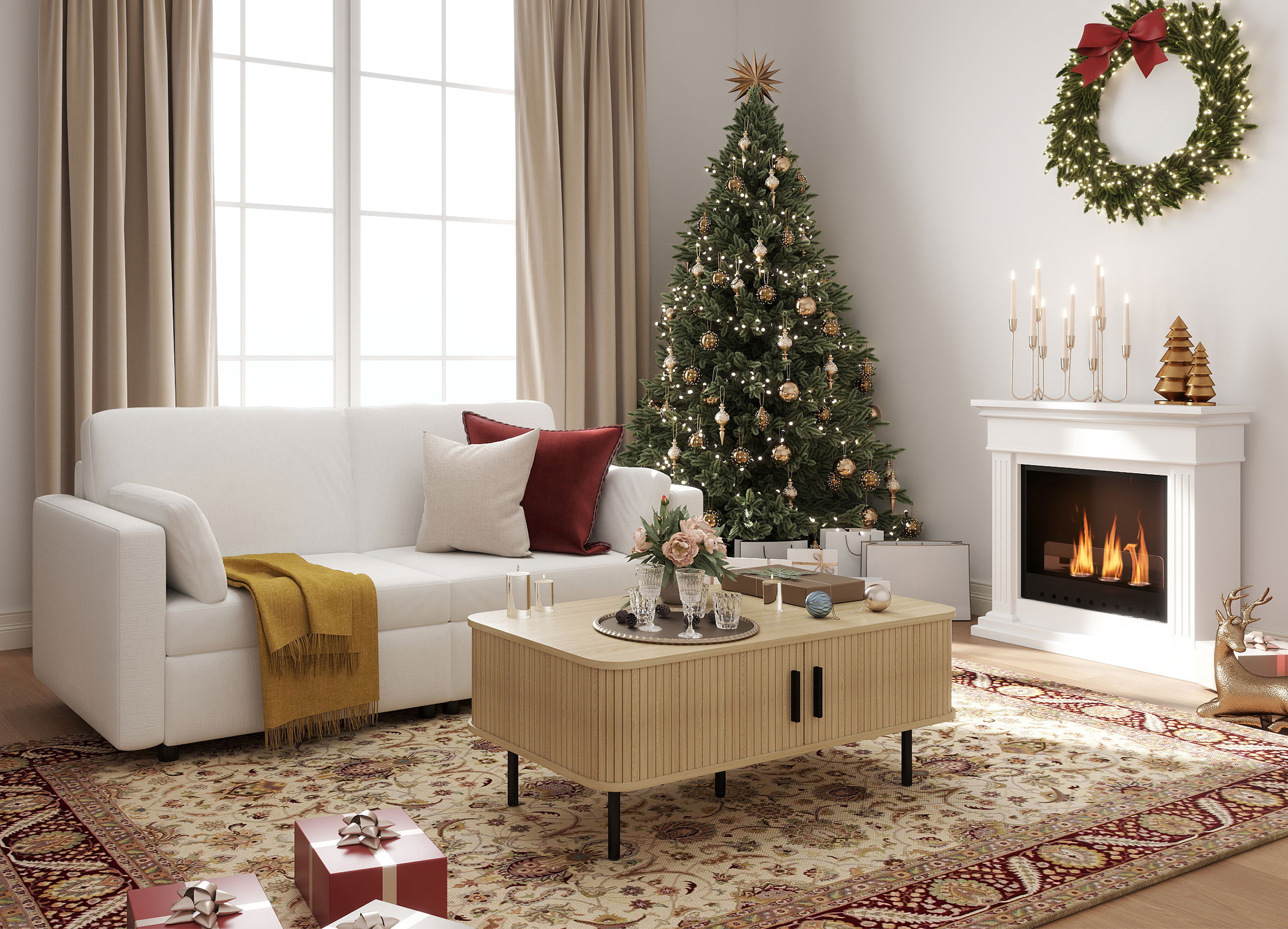 Illuminating Christmas in the Living Space