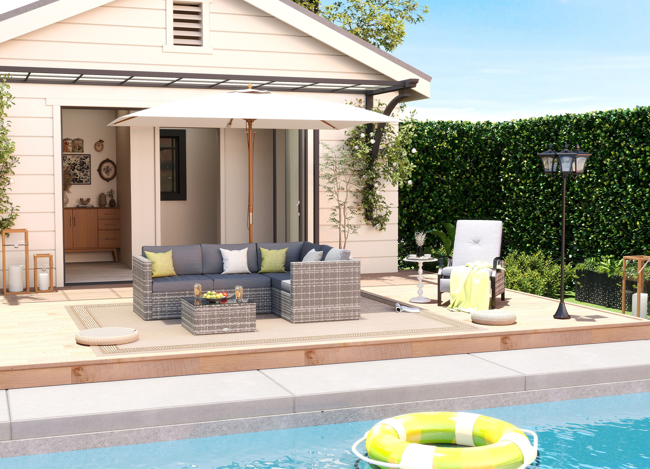 Luxury Poolside Oasis