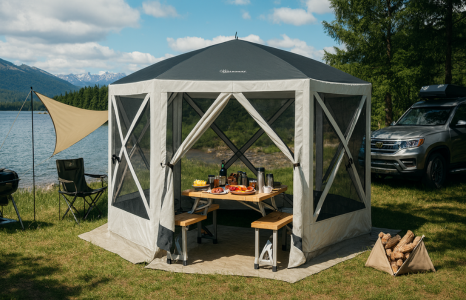 Instant Shade Mesh Shelter