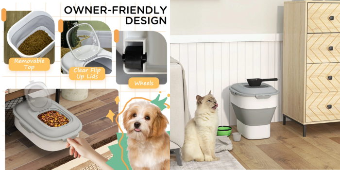 Airtight Foldable Food Storage Bin