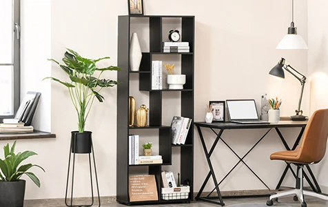 BOOKCASES AND SHELVES