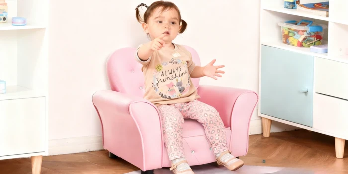 Mini Princess Chair with Faux-Leather