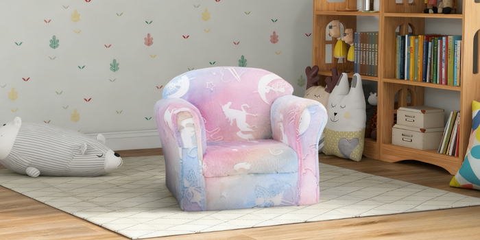 Kids Sofa with Luminous Fairy Design