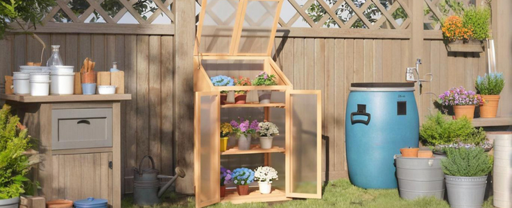 Wooden Cold Frame Greenhouse