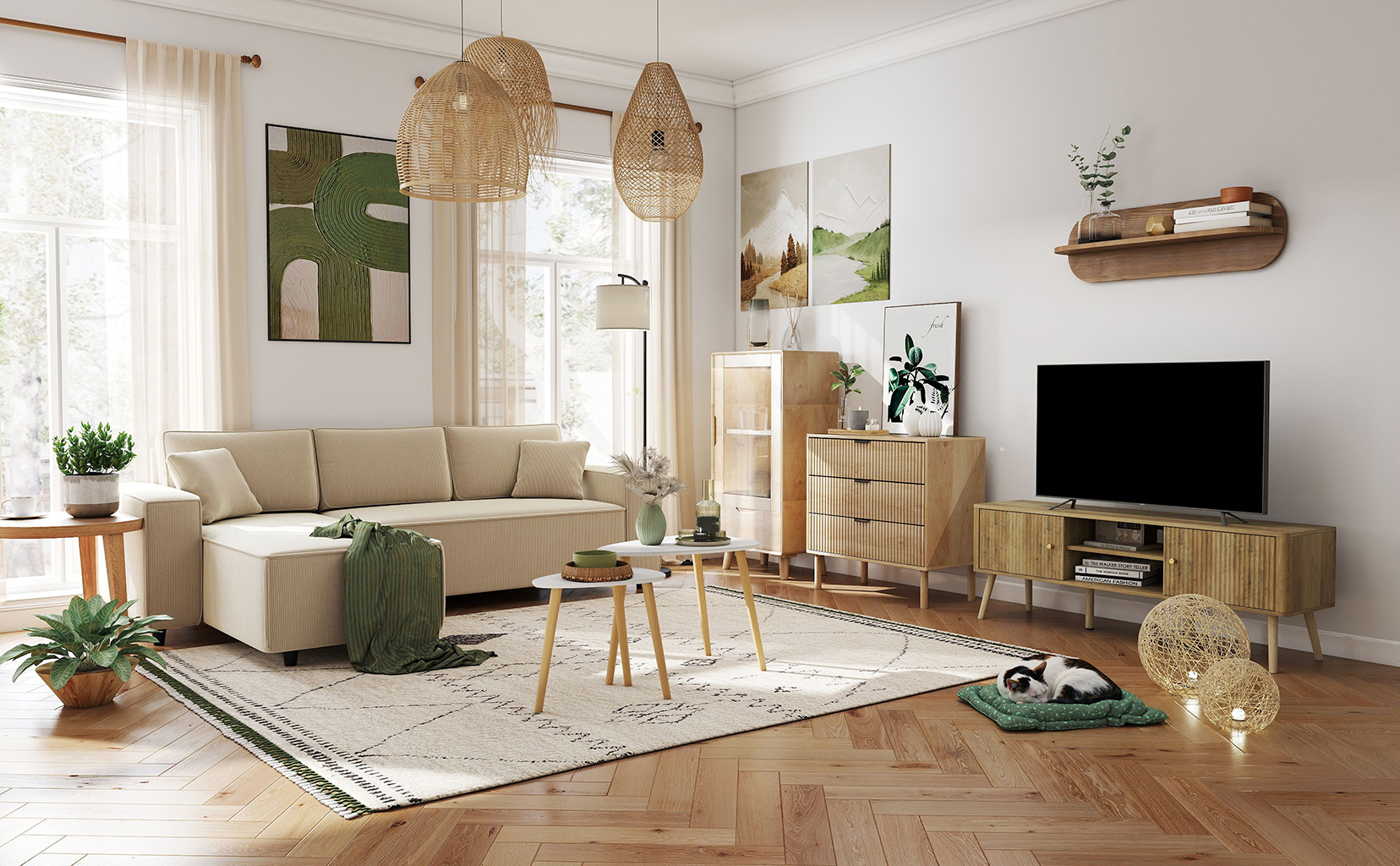 Wood & White | Oxygen for Small Spaces