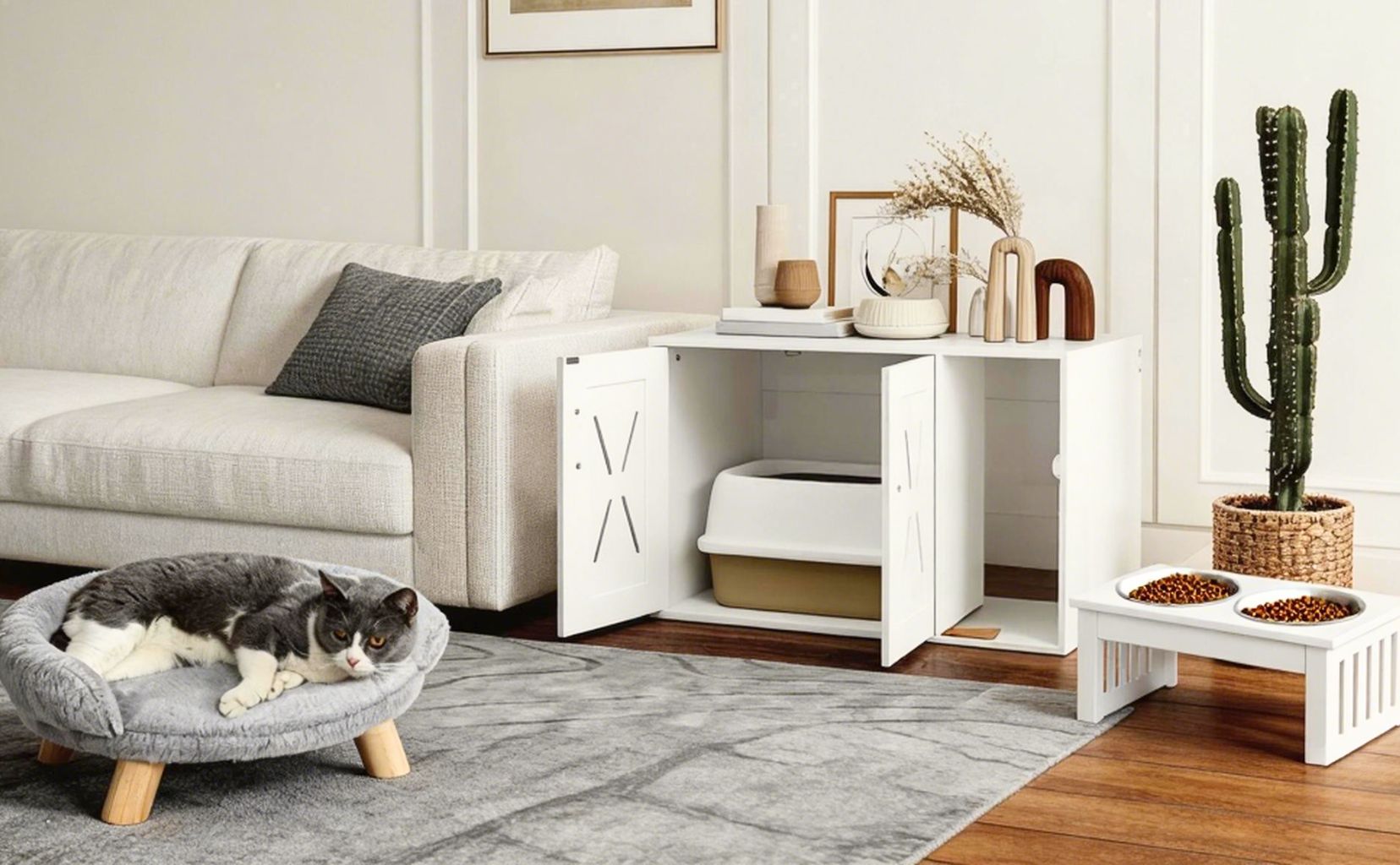 A Calm Corner for Modern Cat Living
