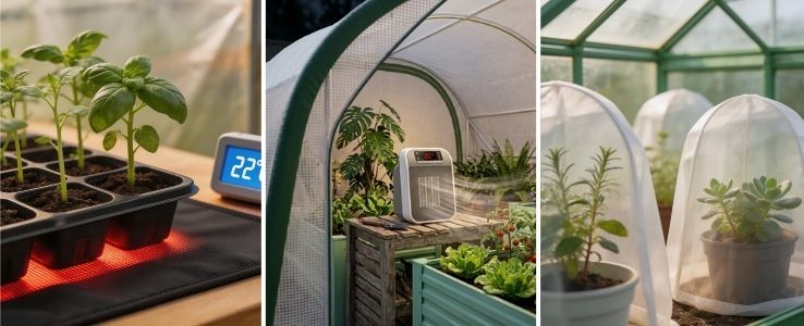 Common heating solutions include: