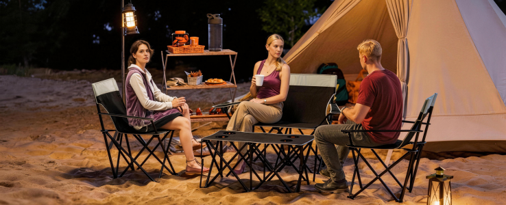 Portable picnic table set