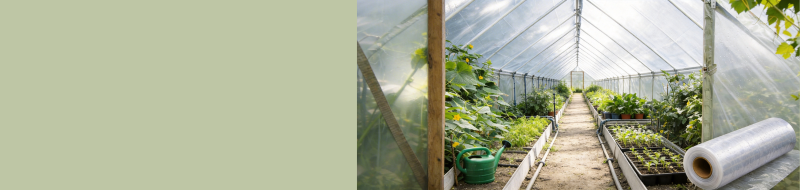 Service life of greenhouse cover materials