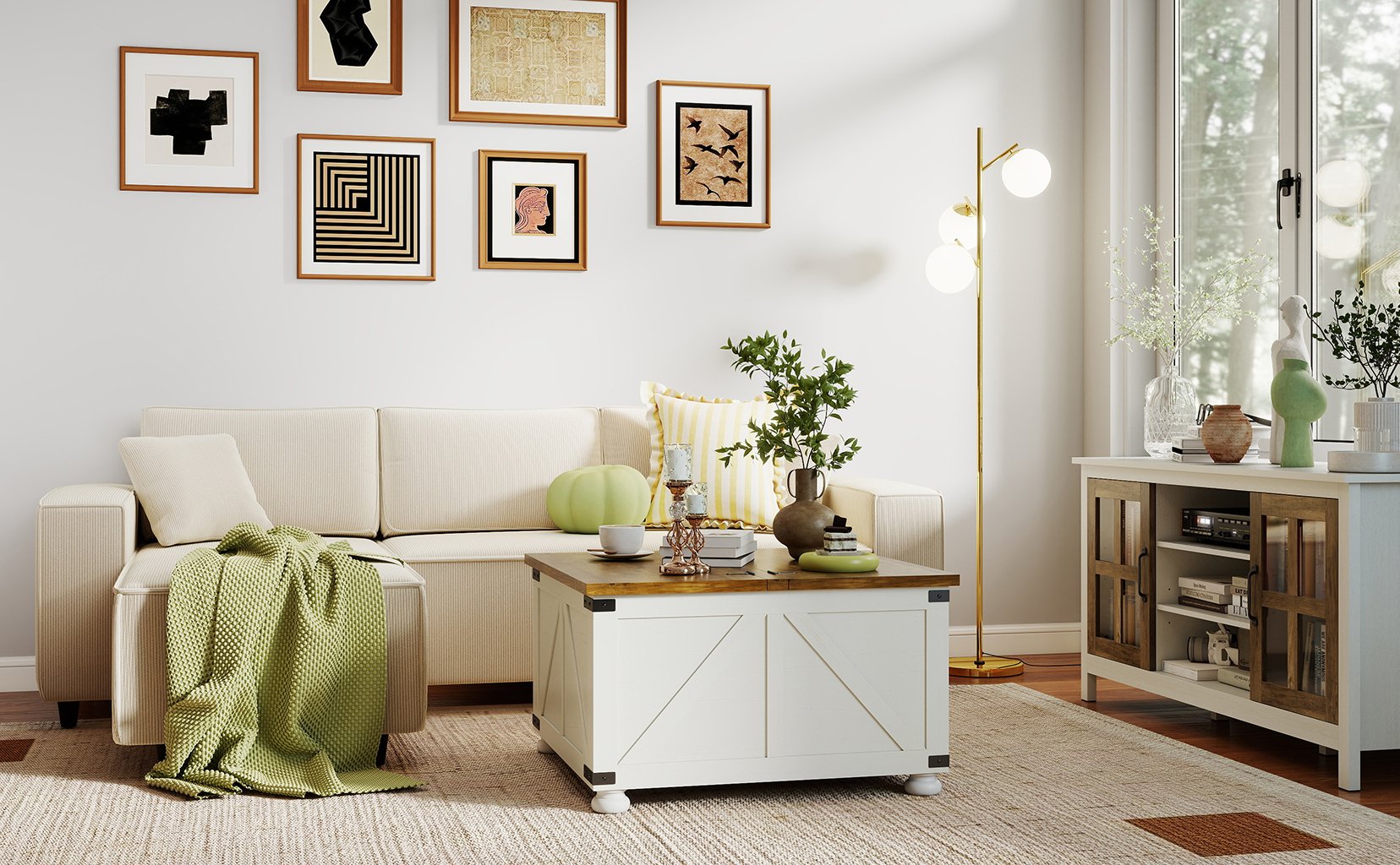 Light-Filled Comfort Description: