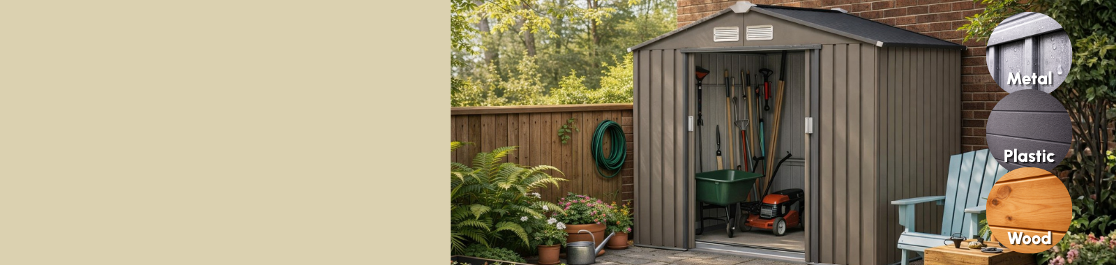 Shed Strength:
Material vs. Structure