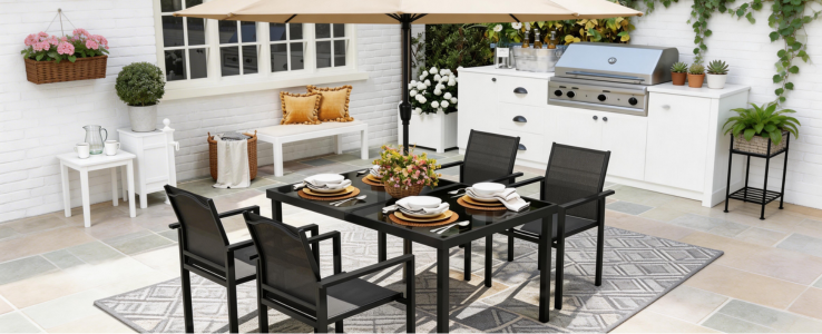 Metal Dining Set