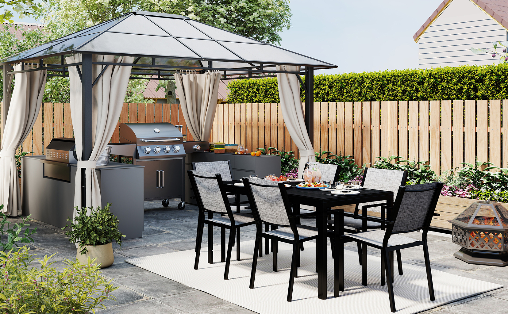 Outdoor Kitchen Living