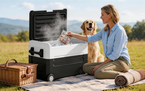 Dual-Zone Portable Car Fridge