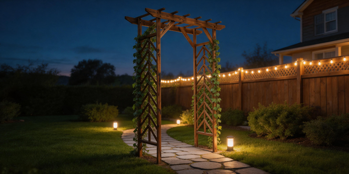 Frame Your Garden Entrance