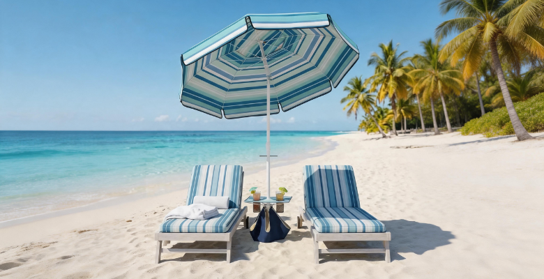 
Beach Umbrellas for Easy Shade