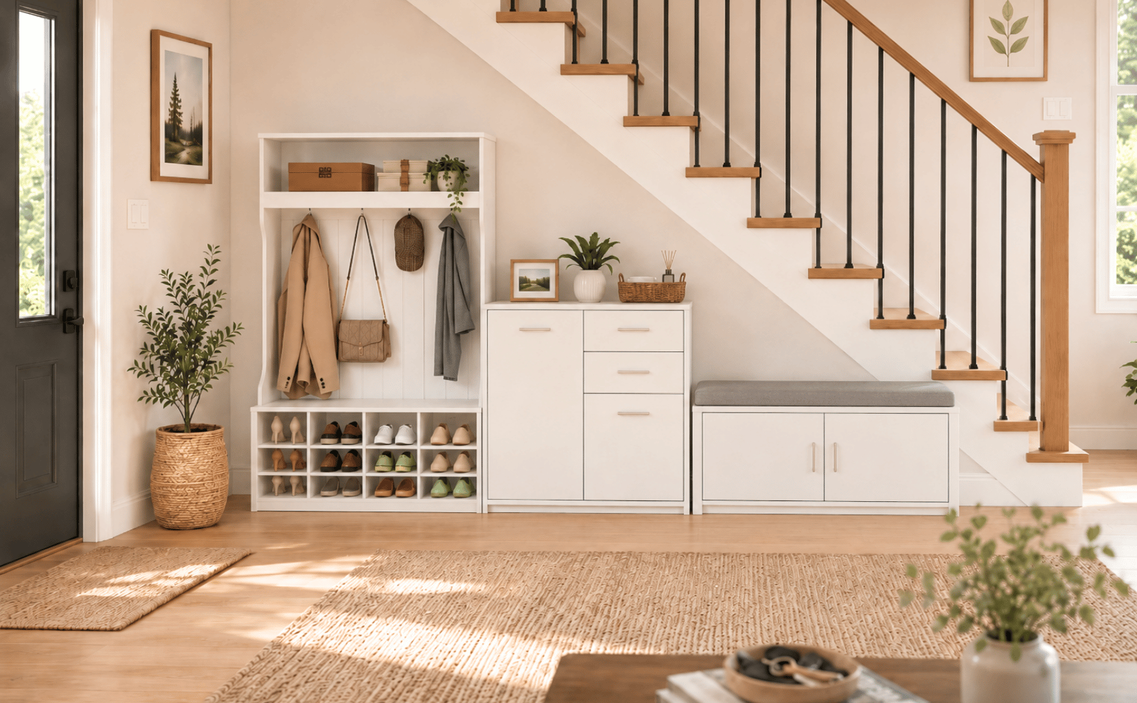 Smart Storage Beneath the Stairs